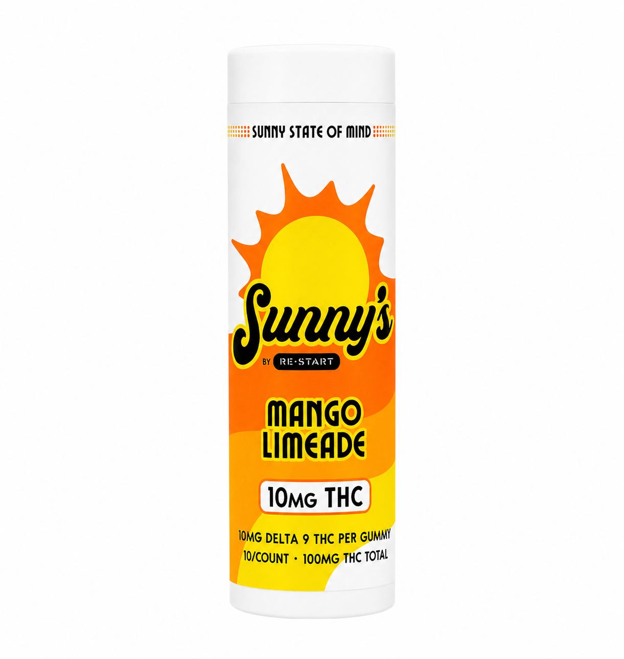 Sunny’s Delta 9 THC 10MG Gummies Mango Limeade / 10-count